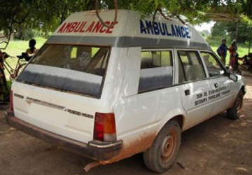 CHR de Daloa : L'ambulance attaquée par des coupeurs de route