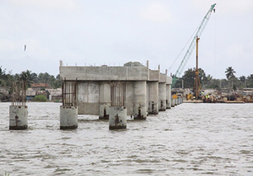 Jacqueville: les travaux du pont vont connaître une montée en puissance